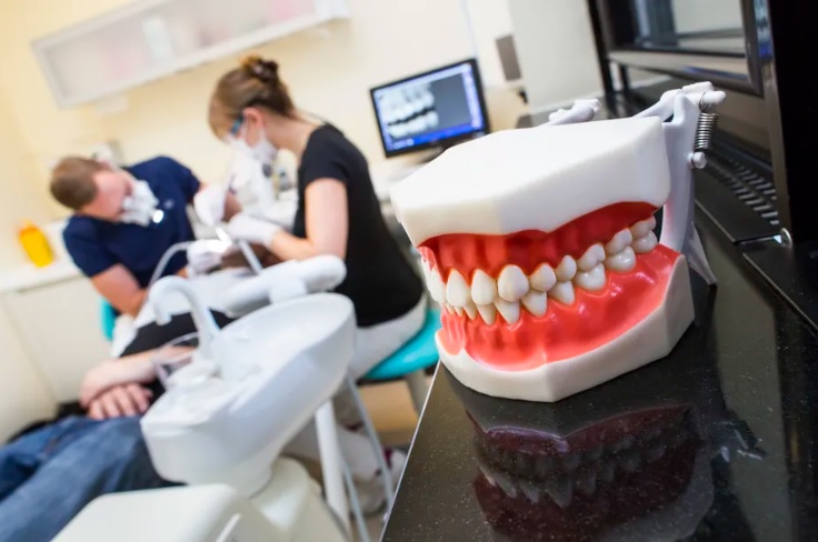 Dental study model used for treatment planning